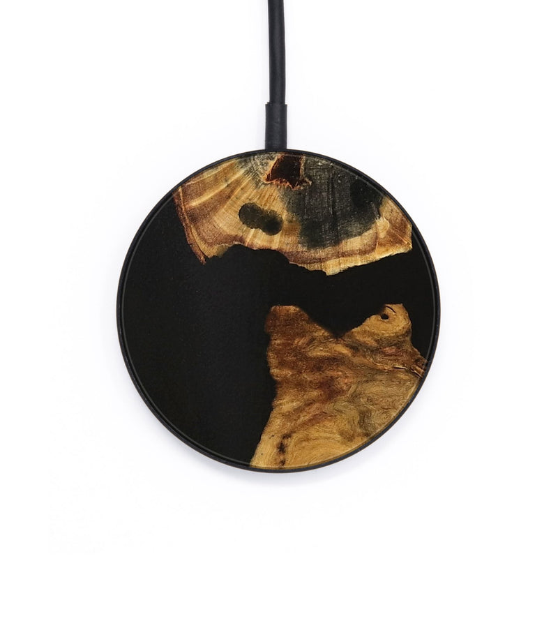 Circle Wood Wireless Charger - Deja (Pure Black, 735178)