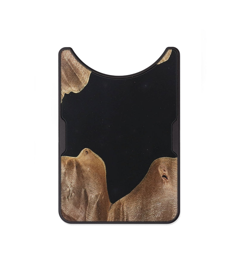 Alloy Wood Wallet - Jessica (Pure Black, 735235)
