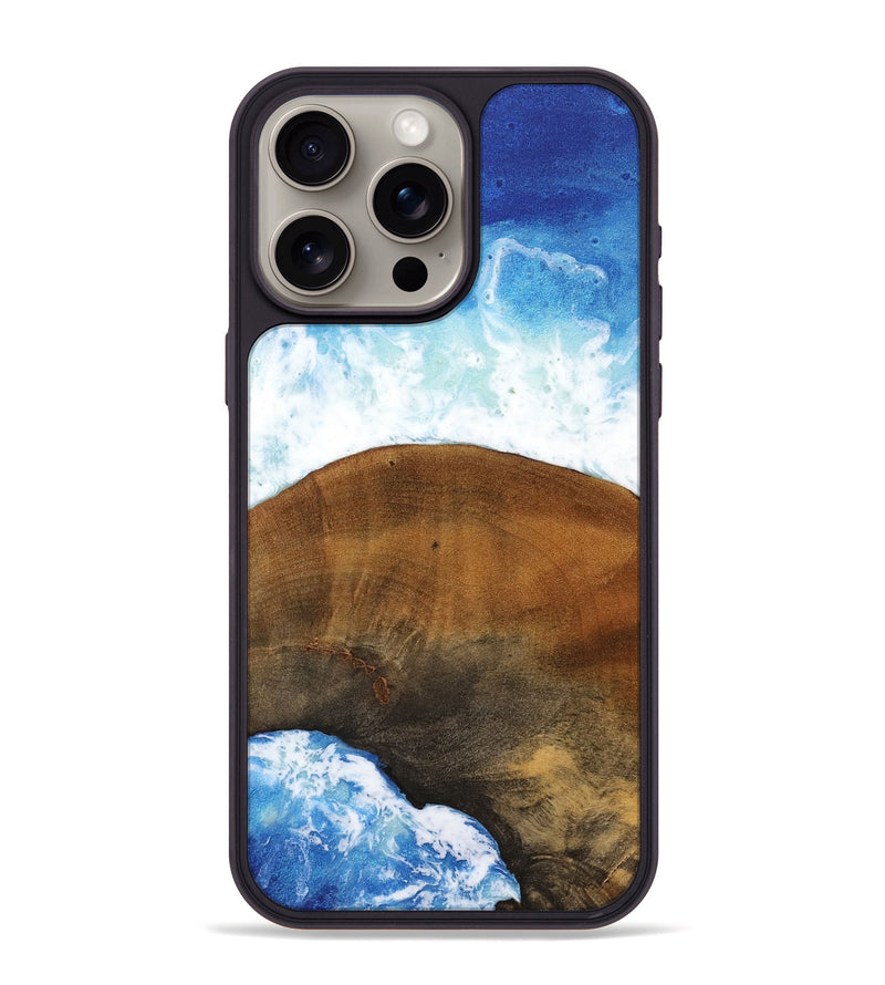 iPhone 15 Pro Max Wood Phone Case - Drema (Coastal, 735274)