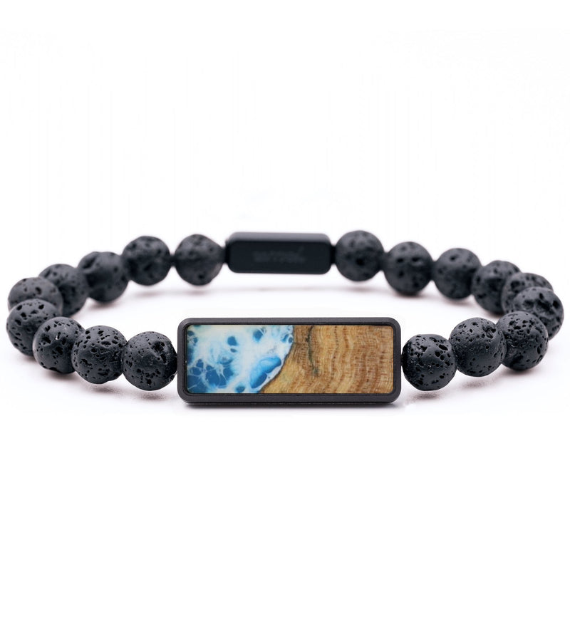 Lava Bead Wood Bracelet - Alton (Coastal, 736081)