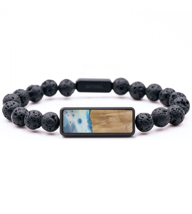 Lava Bead Wood Bracelet - Daisy (Coastal, 736090)