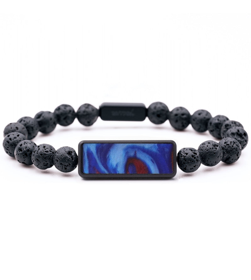 Lava Bead ResinArt Bracelet - Keisha (Fire & Ice, 736160)