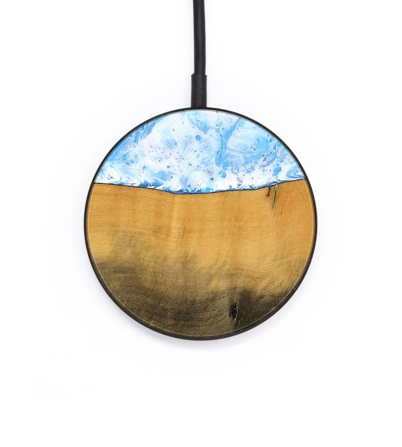 Circle Wood Wireless Charger - Leafy (Coastal, 736443)