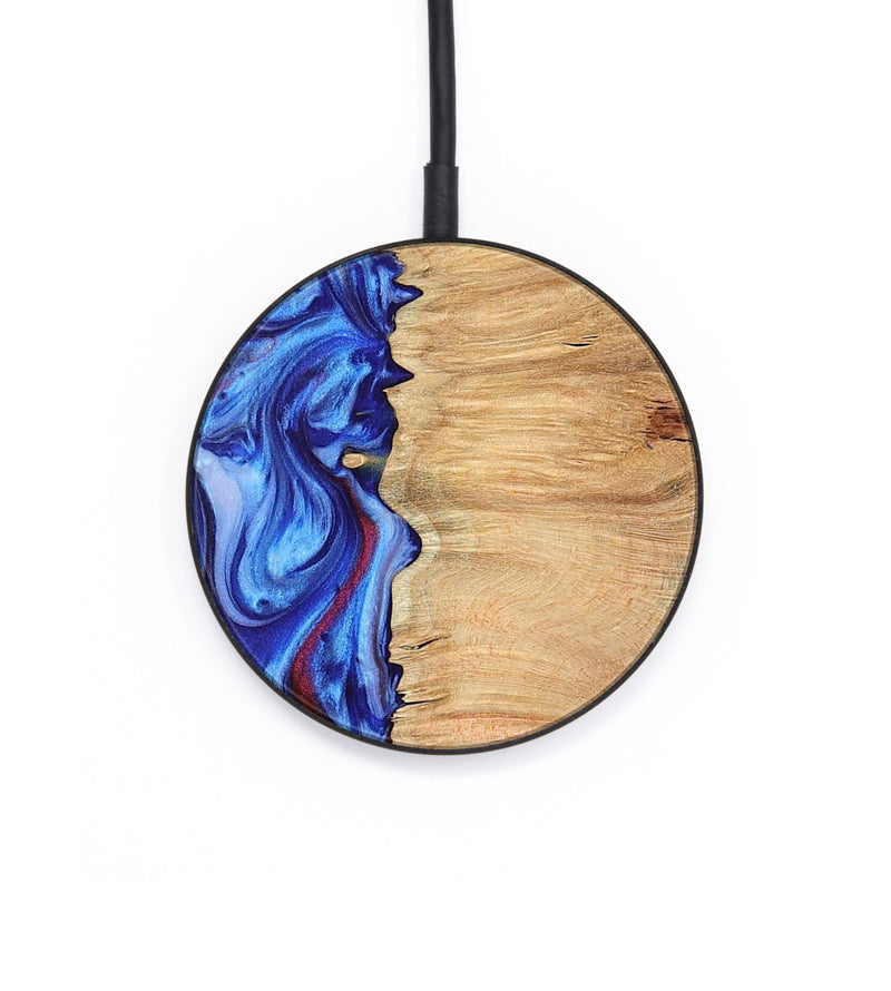 Circle Wood Wireless Charger - Latanya (Fire & Ice, 736584)