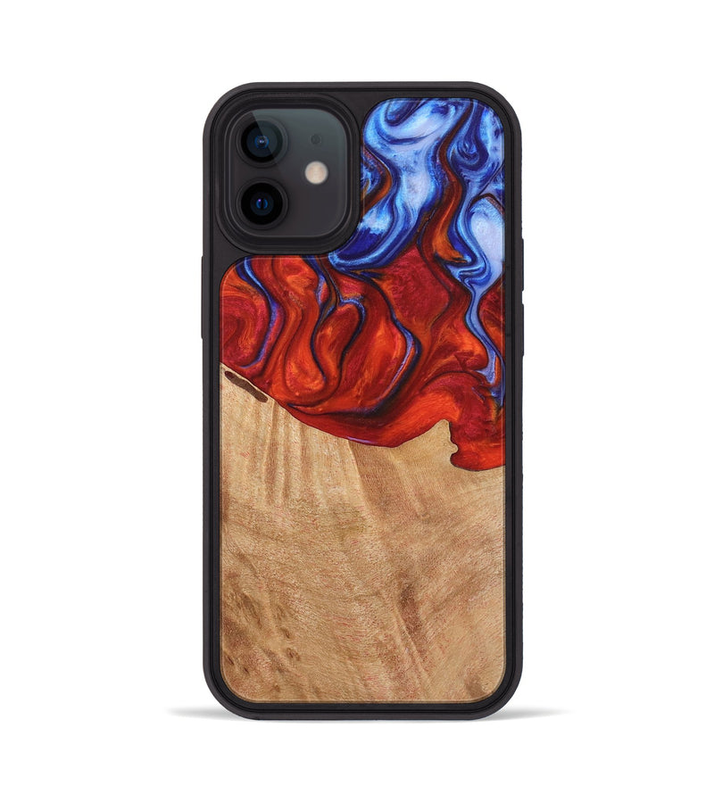 iPhone 12 Wood Phone Case - Ashok (Fire & Ice, 736625)