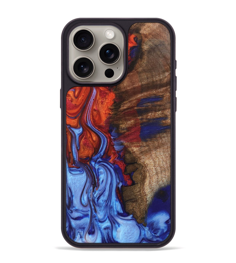 iPhone 15 Pro Max Wood Phone Case - Crystie (Fire & Ice, 736792)