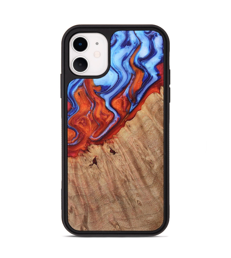iPhone 11 Wood Phone Case - Neill (Fire & Ice, 736795)