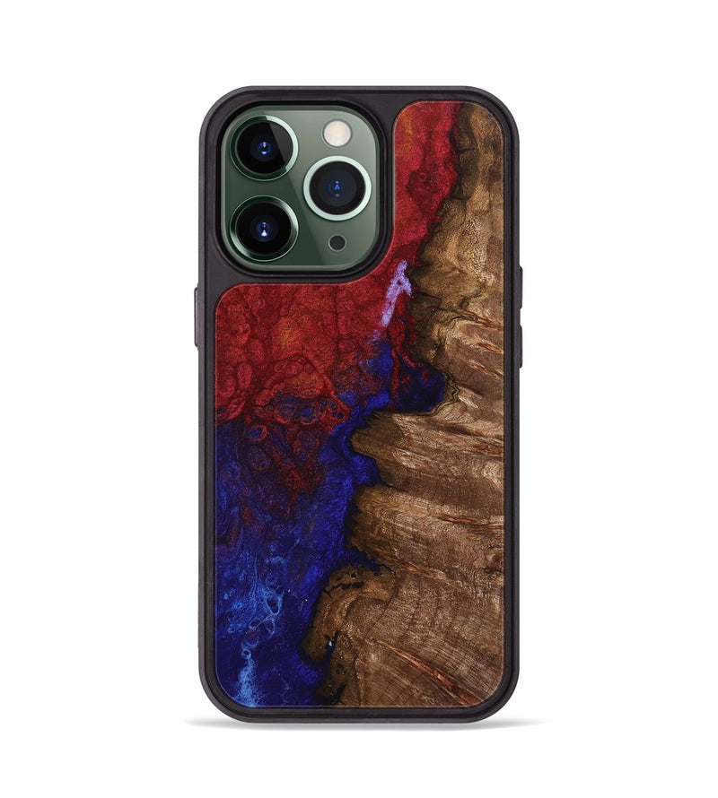iPhone 13 Pro Wood Phone Case - Adella (Fire & Ice, 736822)