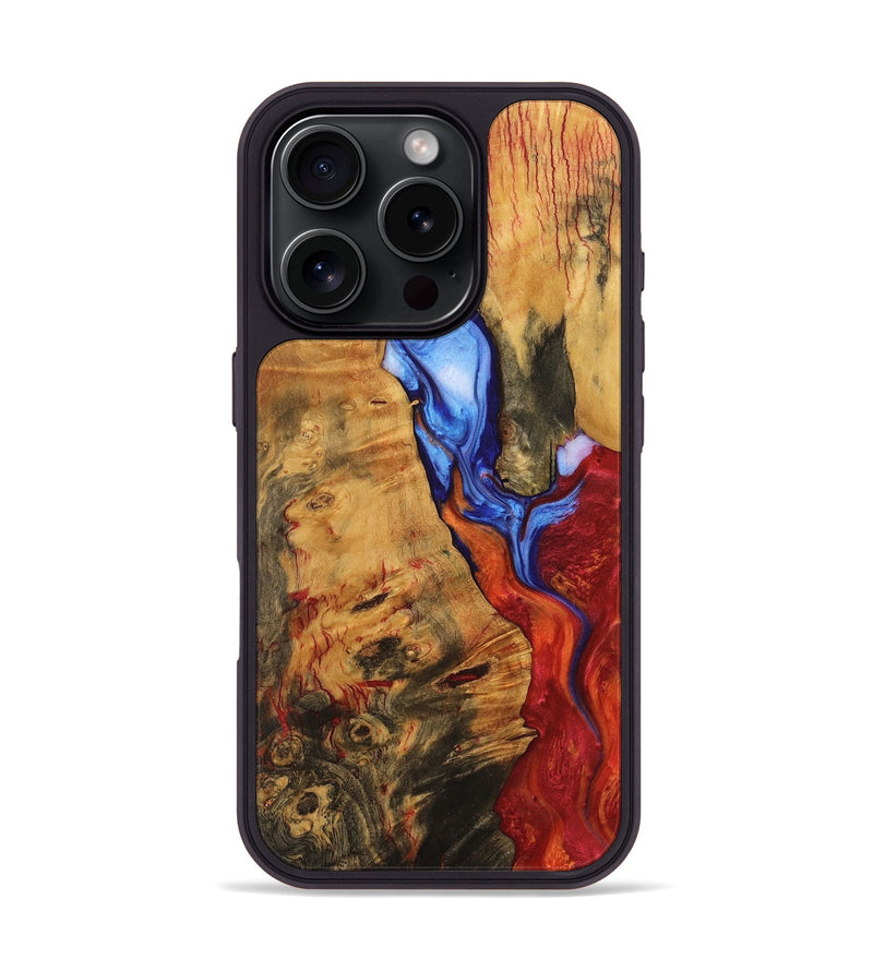 iPhone 16 Pro Wood Phone Case - Tamqrah (Fire & Ice, 736830)