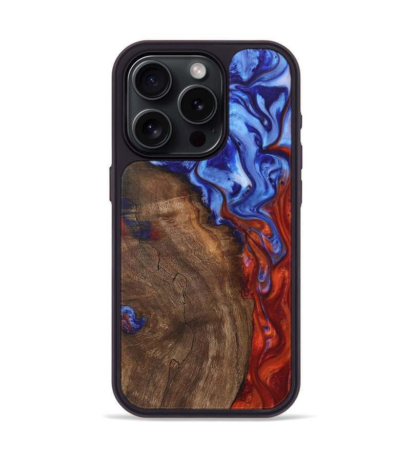 iPhone 15 Pro Wood Phone Case - Rusty (Fire & Ice, 736862)