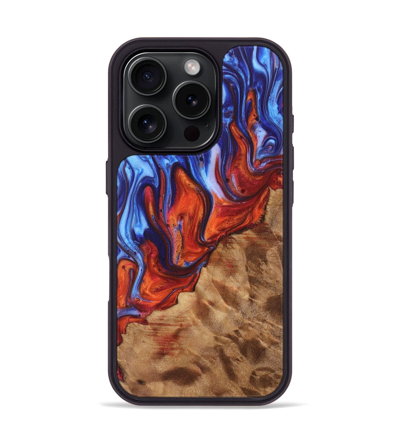 iPhone 16 Pro Wood Phone Case - Oneida (Fire & Ice, 736864)