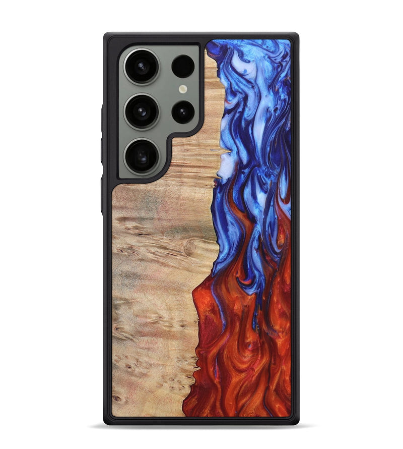 Galaxy S24 Ultra Wood Phone Case - Kathlin (Fire & Ice, 736882)
