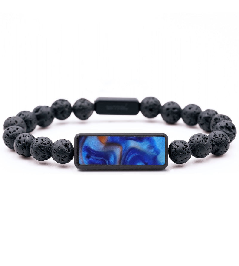 Lava Bead ResinArt Bracelet - Jasper (Fire & Ice, 736886)