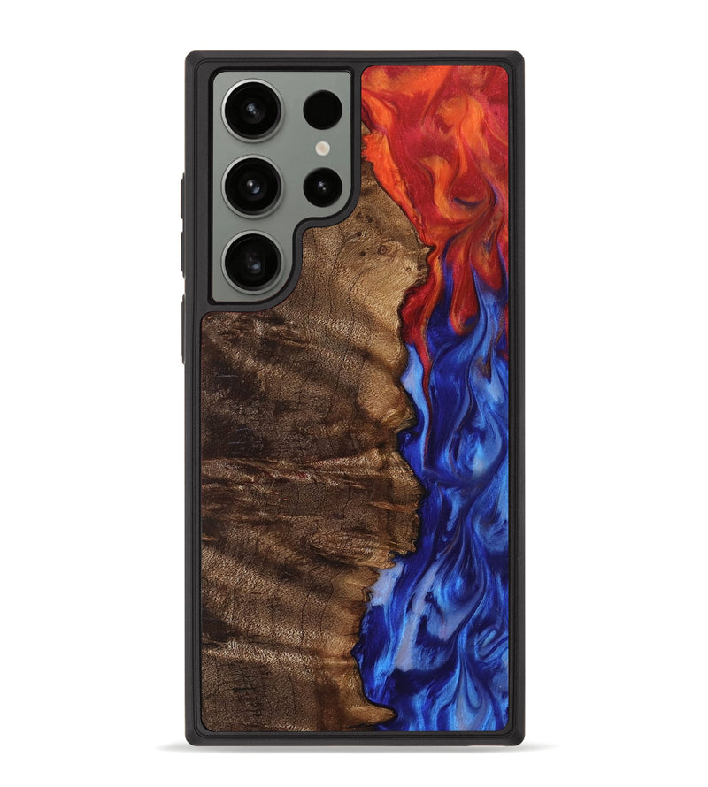 Galaxy S23 Ultra Wood Phone Case - Grame (Fire & Ice, 737017)
