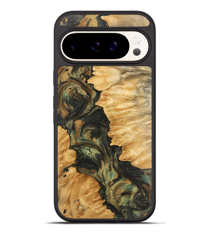 Pixel 9 Pro XL Wood Phone Case - Gustie (Green, 743047)