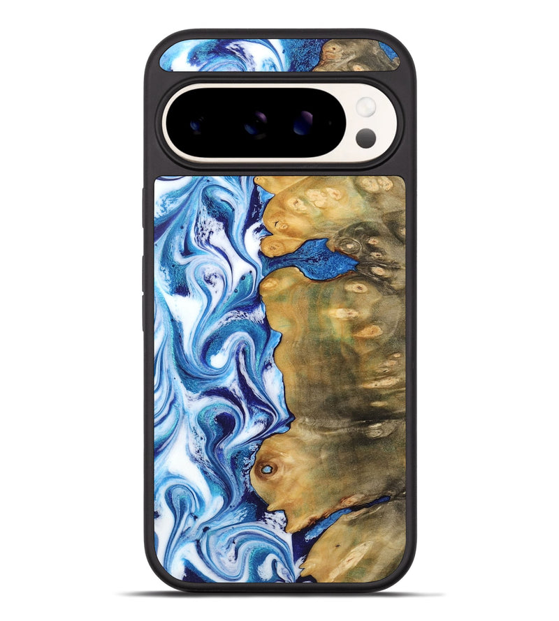 Pixel 9 Pro XL Wood Phone Case - Ericka (Blue, 758416)