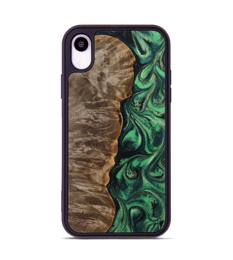 iPhone Xr Wood Phone Case - Cori (Green, 759436)