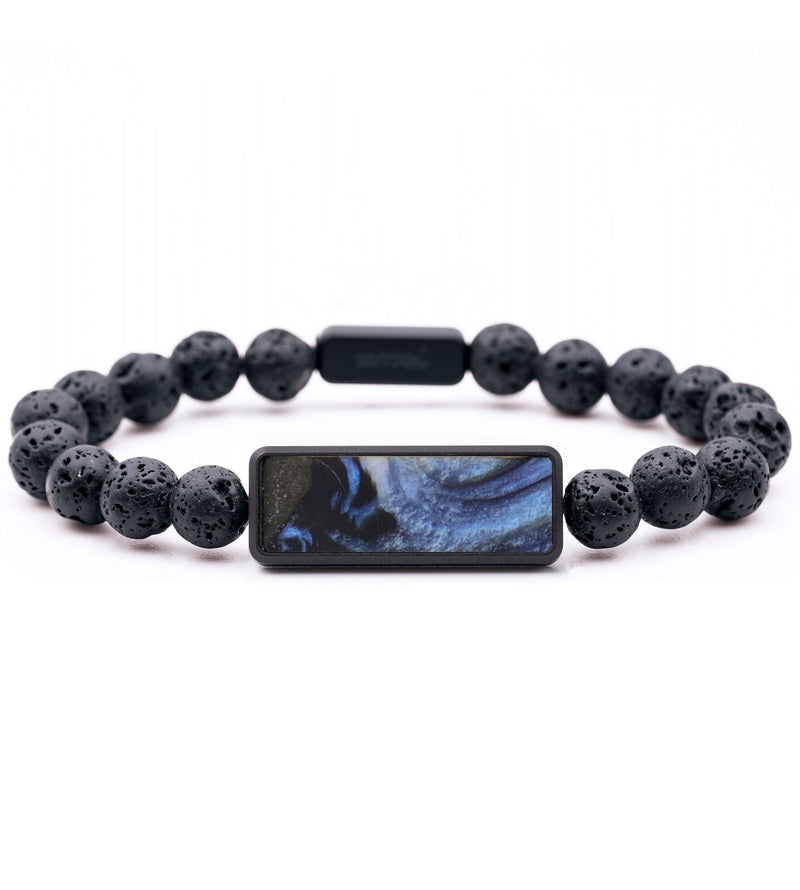 Lava Bead ResinArt Bracelet - Tom (Blue, 760300)