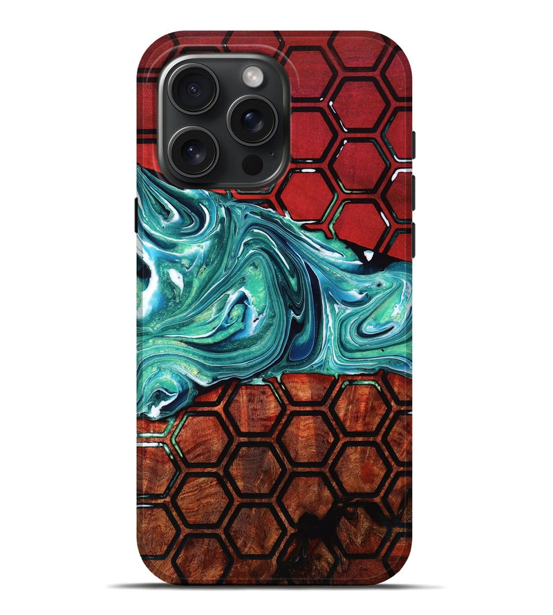 iPhone 16 Pro Max Wood Live Edge Phone Case - Angus (Pattern, 764102)