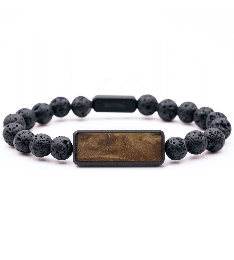 Lava Bead Wood Bracelet - Kadence (Wood Burl, 764515)