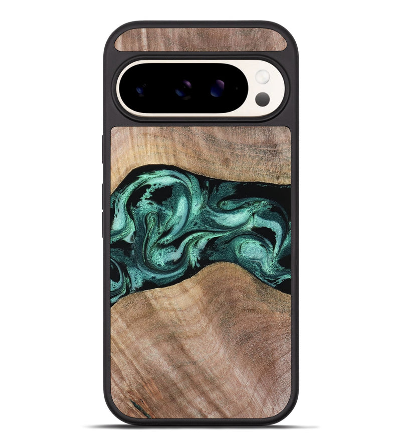 Pixel 9 Pro XL Wood Phone Case - Helene (Green, 765524)