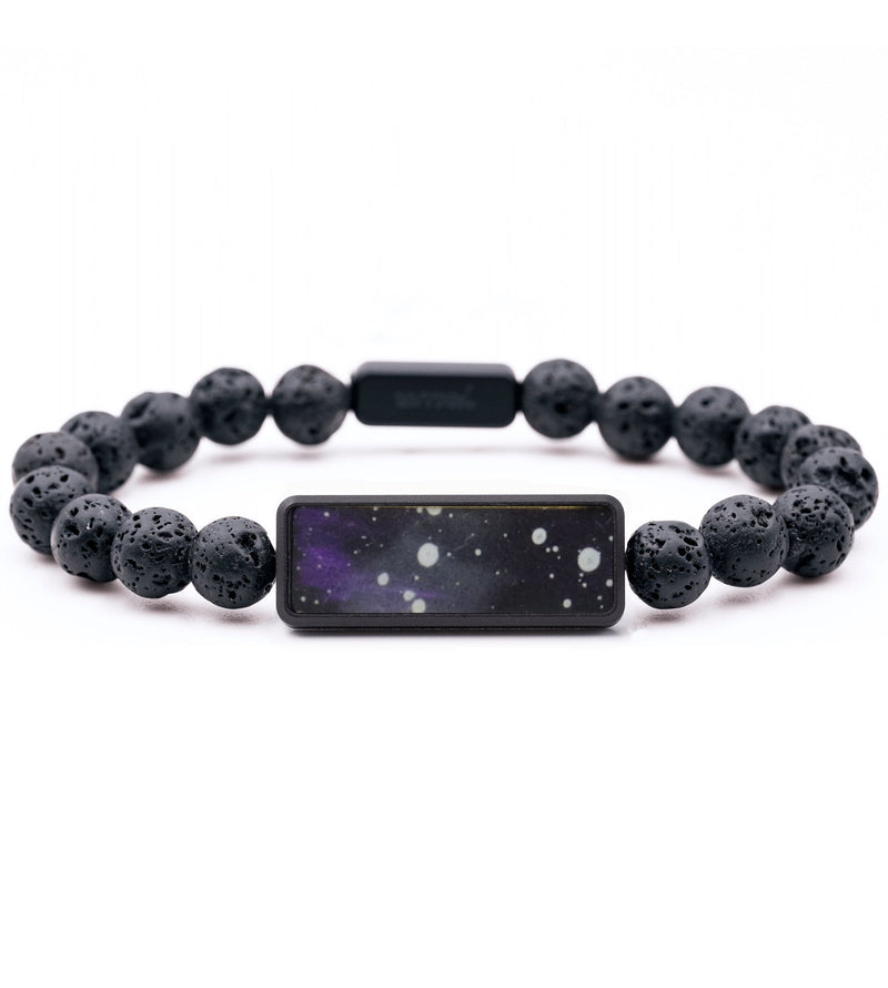 Lava Bead ResinArt Bracelet - Saul (Cosmos, 765687)