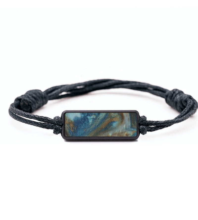 Classic ResinArt Bracelet - John (Teal & Gold, 765936)
