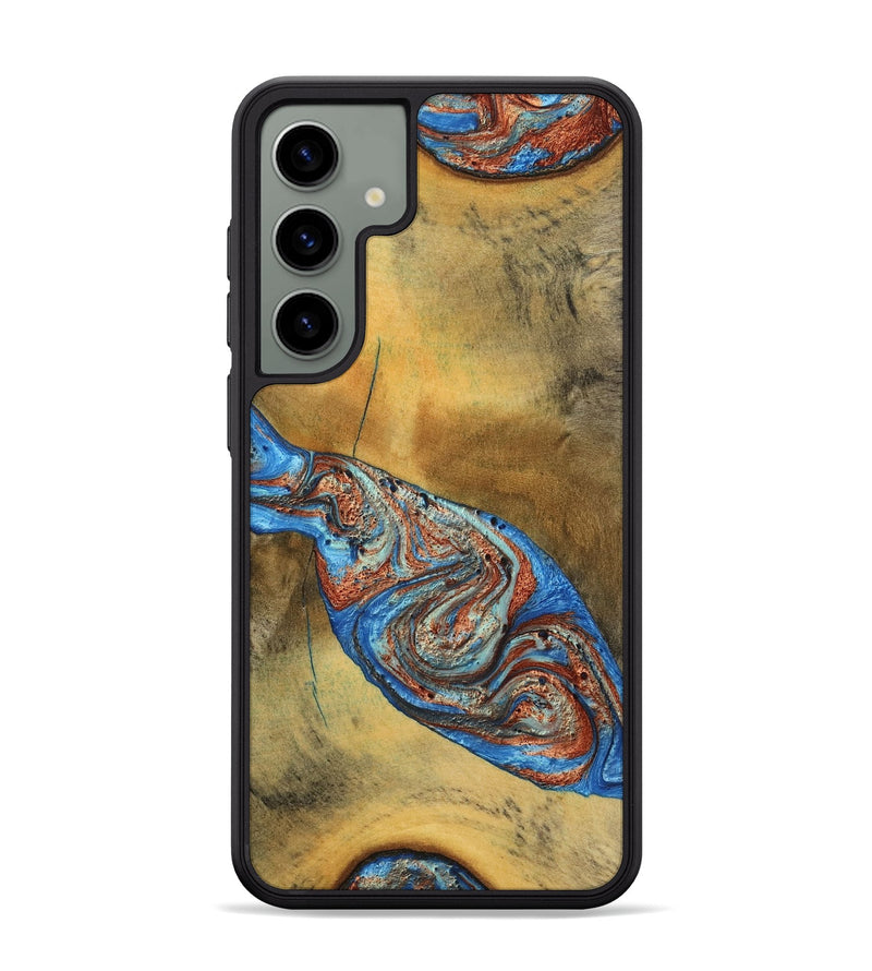 Galaxy S24 Plus Wood Phone Case - Bart (Teal & Gold, 769777)