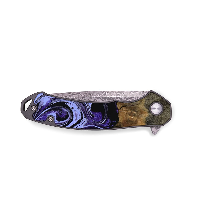 EDC Wood Pocket Knife - Anaya (Purple, 769967)