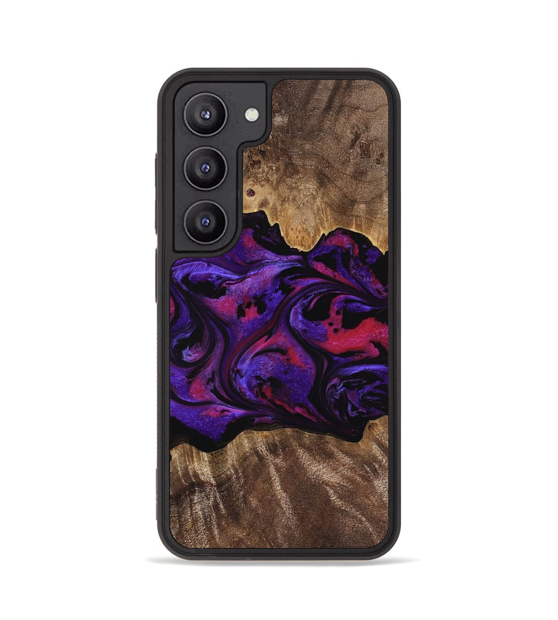 Galaxy S23 Wood Phone Case - Altha (Purple, 771501)