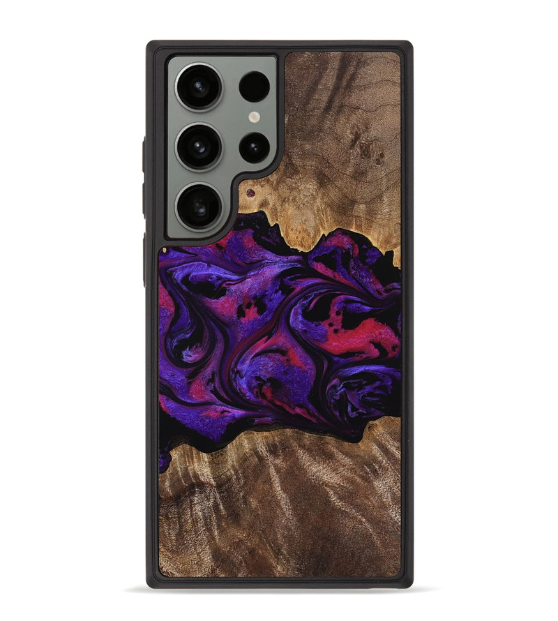 Galaxy S23 Ultra Wood Phone Case - Altha (Purple, 771501)