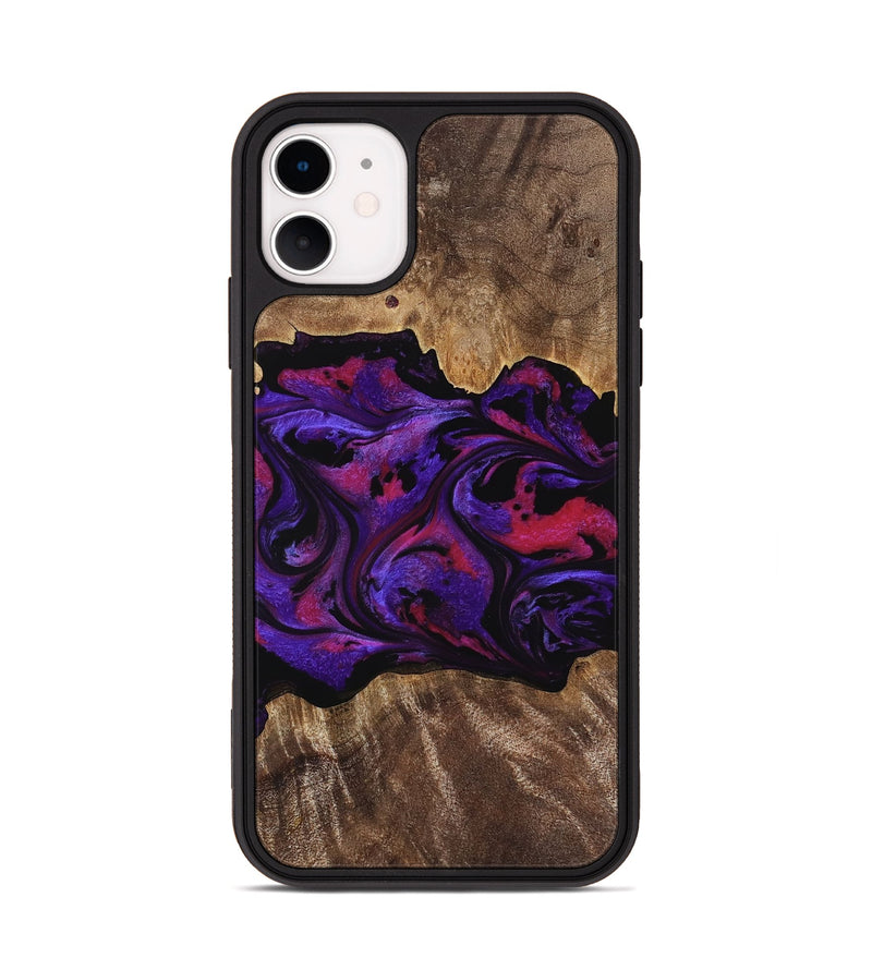 iPhone 11 Wood Phone Case - Altha (Purple, 771501)