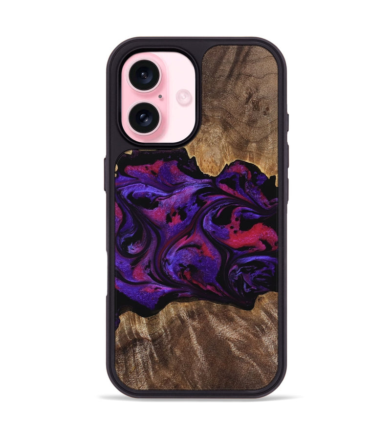 iPhone 17 Wood Phone Case - Altha (Purple, 771501)