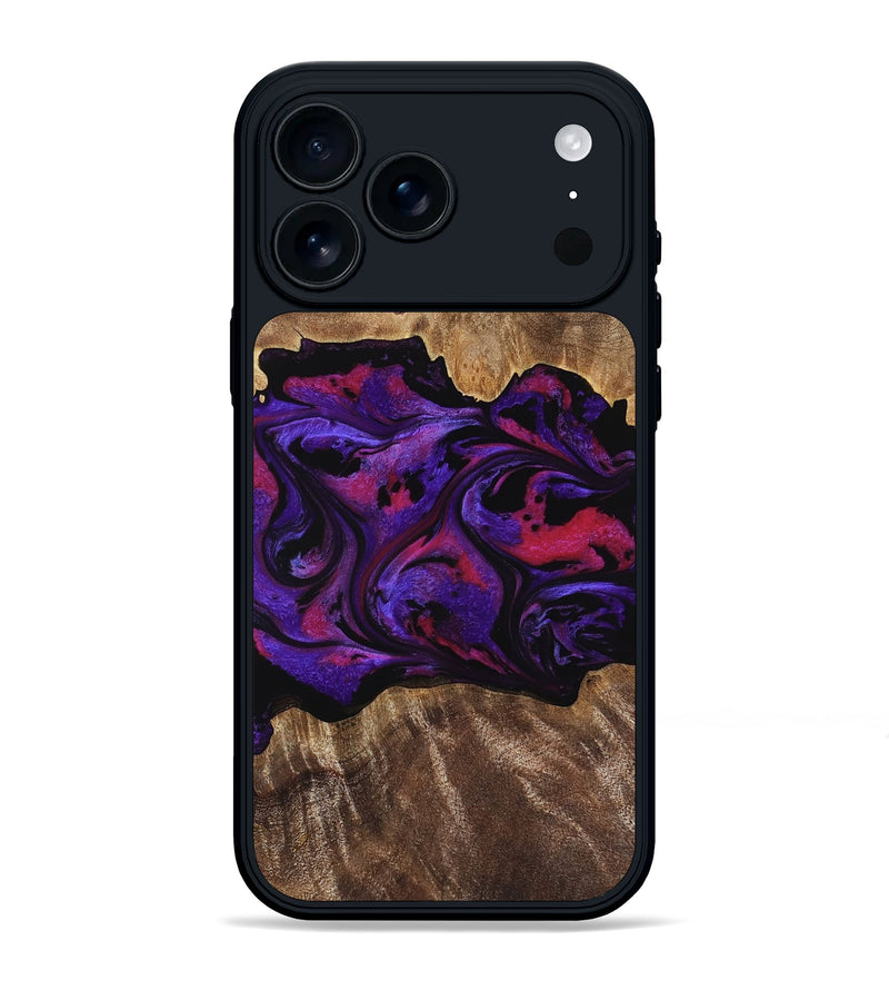 iPhone 17 Pro Max Wood Phone Case - Altha (Purple, 771501)
