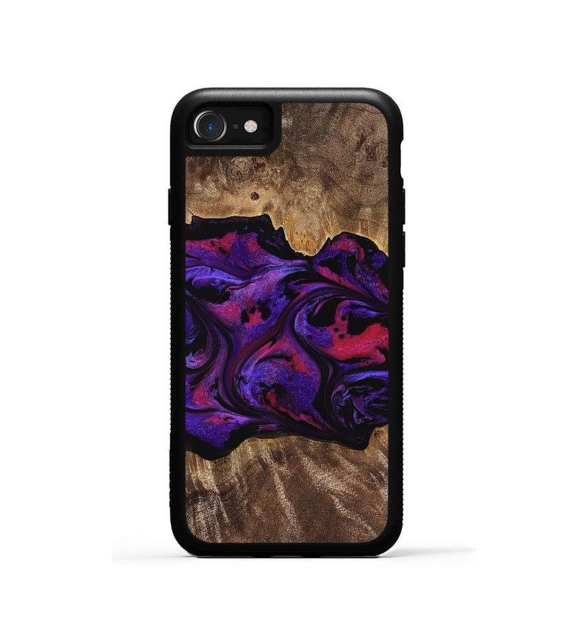iPhone SE Wood Phone Case - Altha (Purple, 771501)