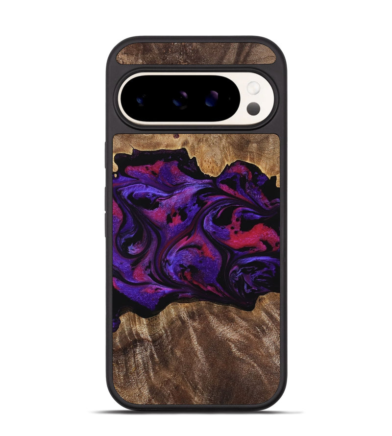 Pixel 9 Pro Wood Phone Case - Altha (Purple, 771501)