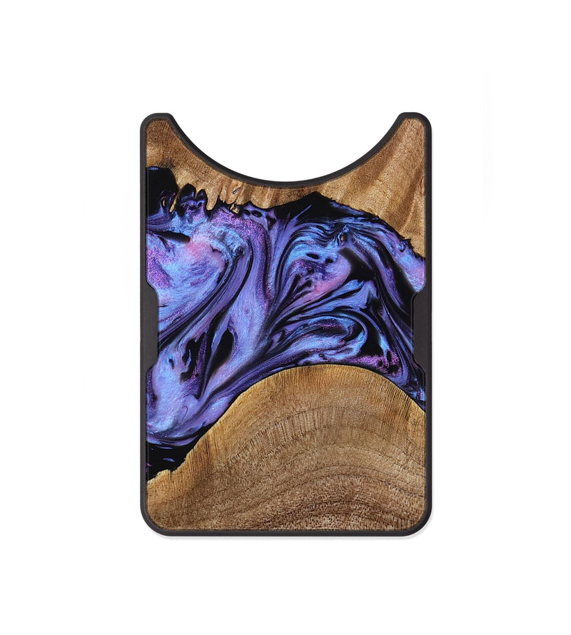 Alloy Wood Wallet - Macy (Purple, 771813)