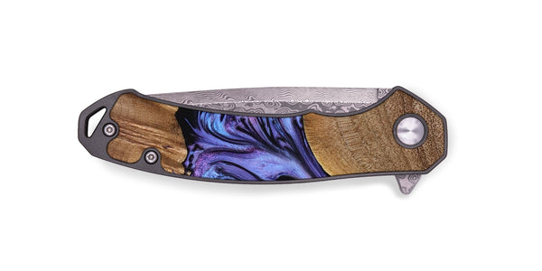 EDC Wood Pocket Knife - Macy (Purple, 771813)