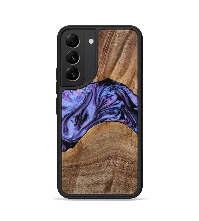 Galaxy S22 Wood Phone Case - Macy (Purple, 771813)