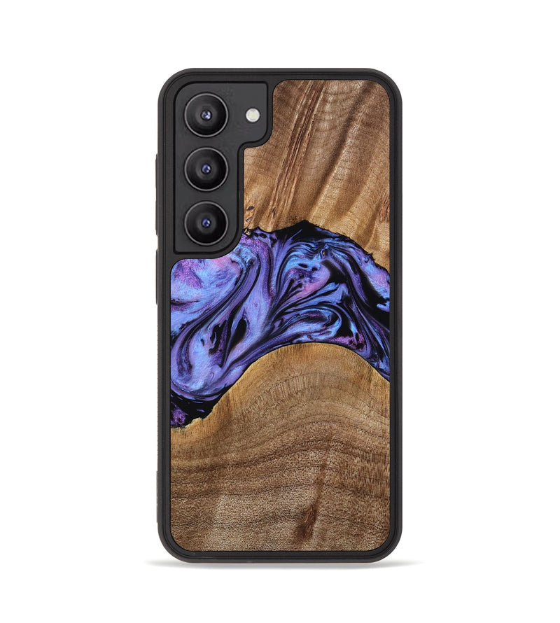 Galaxy S23 Wood Phone Case - Macy (Purple, 771813)