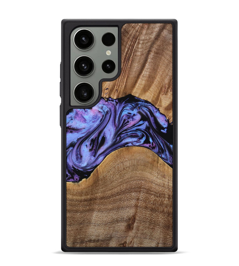 Galaxy S24 Ultra Wood Phone Case - Macy (Purple, 771813)
