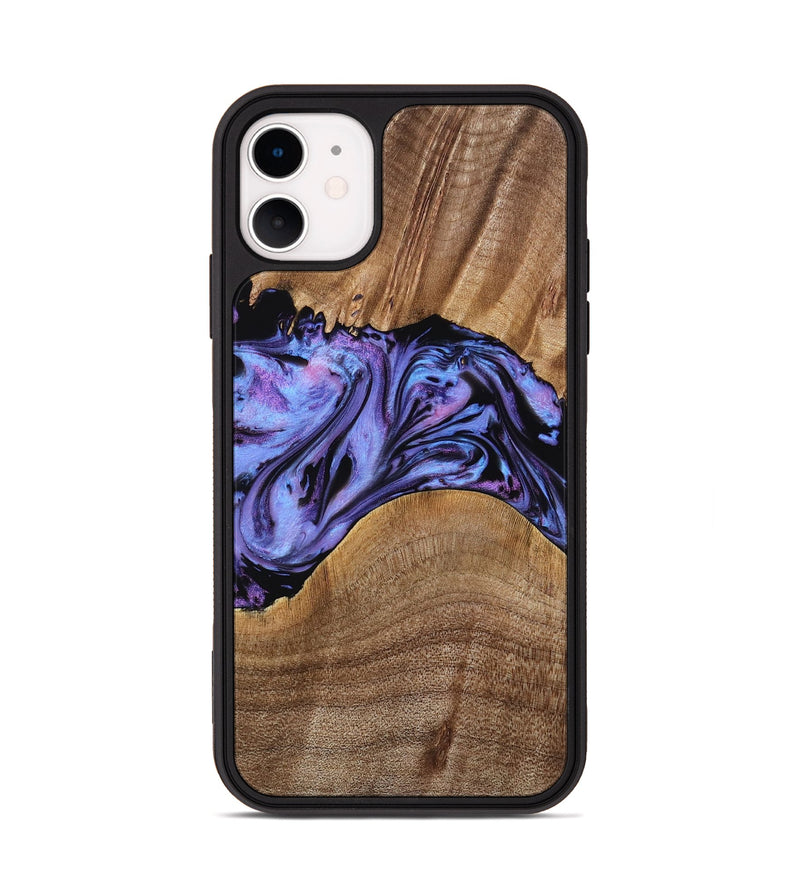 iPhone 11 Wood Phone Case - Macy (Purple, 771813)