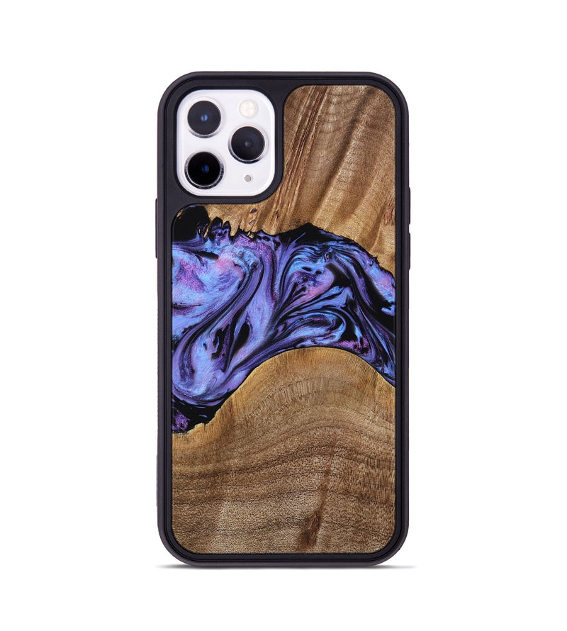 iPhone 11 Pro Wood Phone Case - Macy (Purple, 771813)