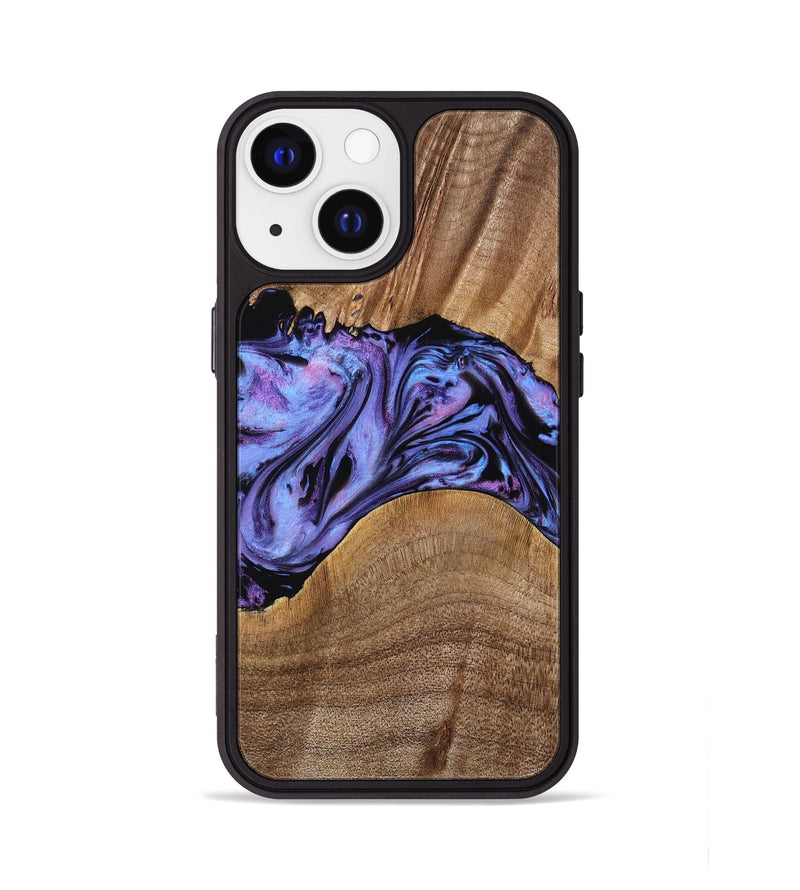 iPhone 13 Wood Phone Case - Macy (Purple, 771813)