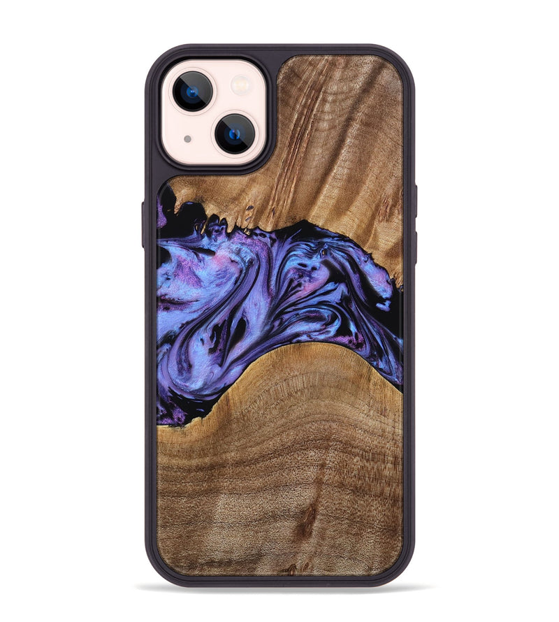 iPhone 14 Plus Wood Phone Case - Macy (Purple, 771813)