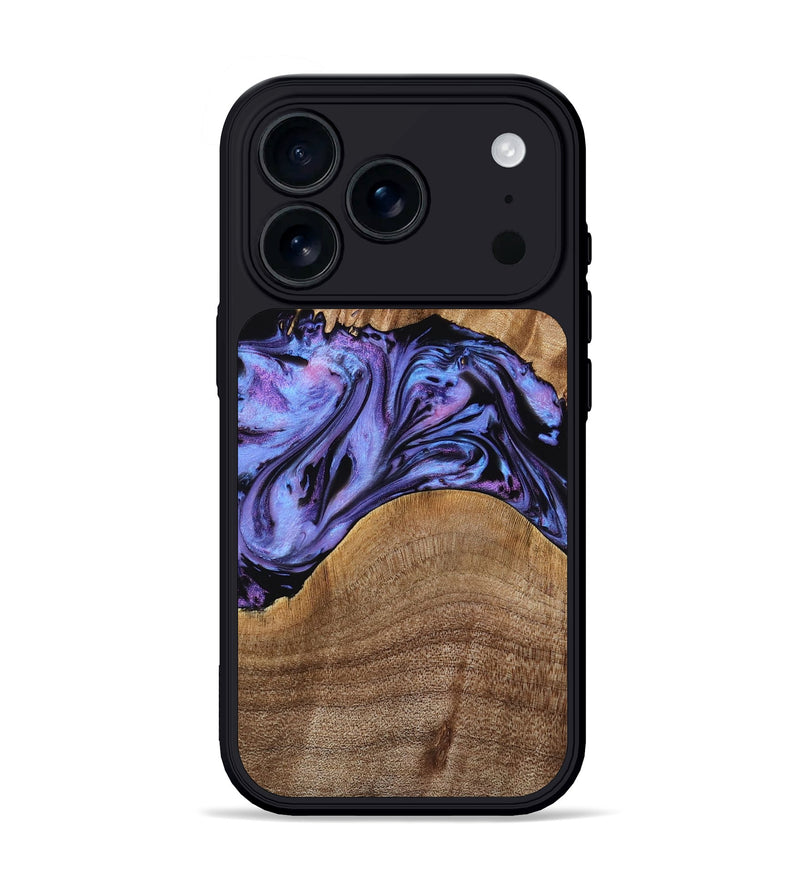 iPhone 17 Pro Wood Phone Case - Macy (Purple, 771813)