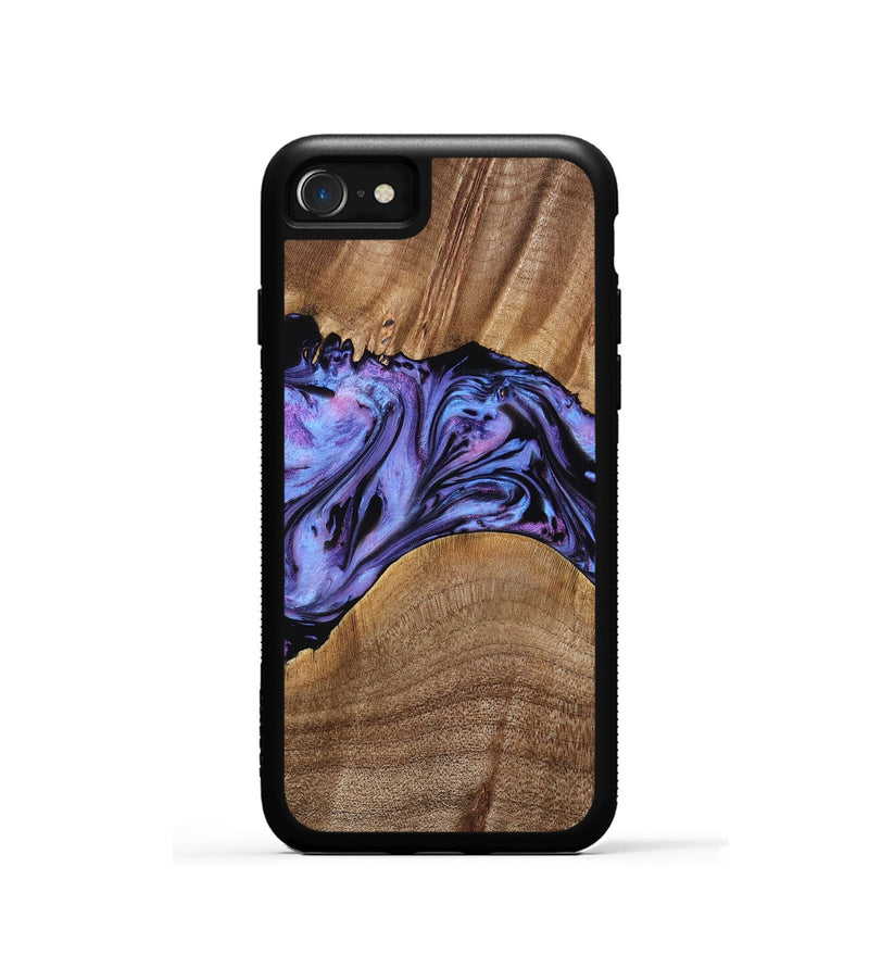 iPhone SE Wood Phone Case - Macy (Purple, 771813)
