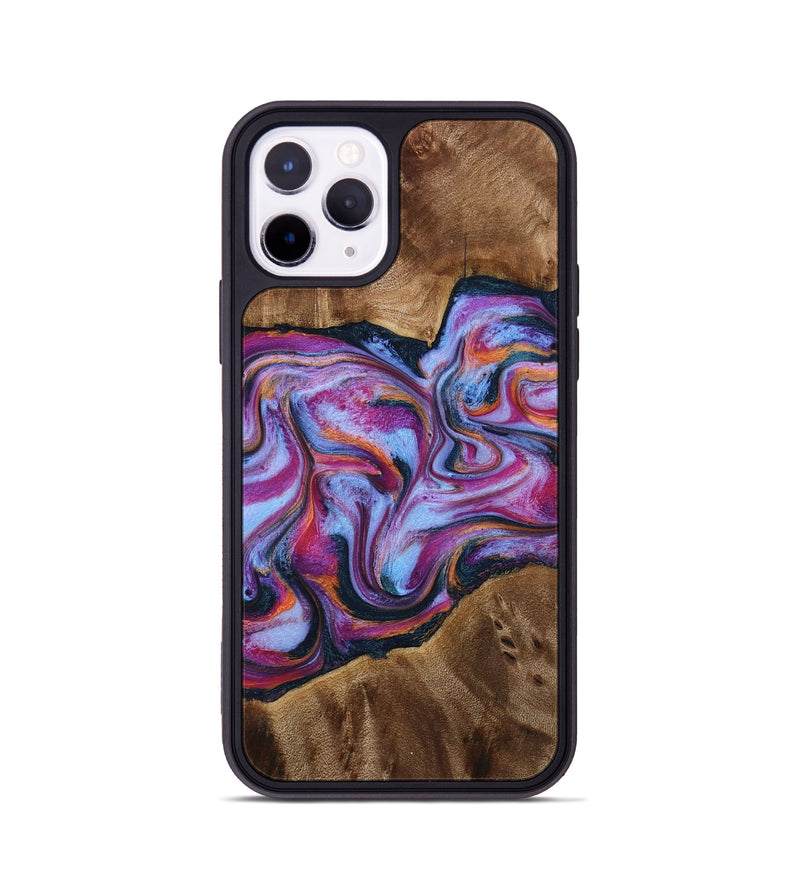 iPhone 11 Pro Wood Phone Case - Candi (Purple, 772096)
