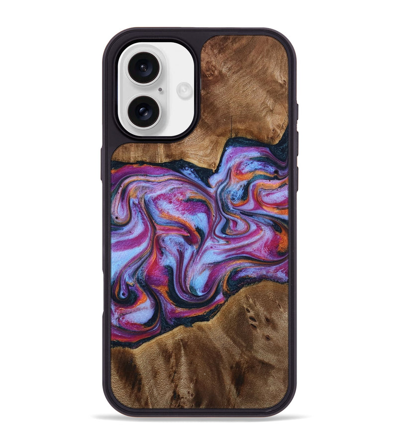 iPhone 16 Plus Wood Phone Case - Candi (Purple, 772096)