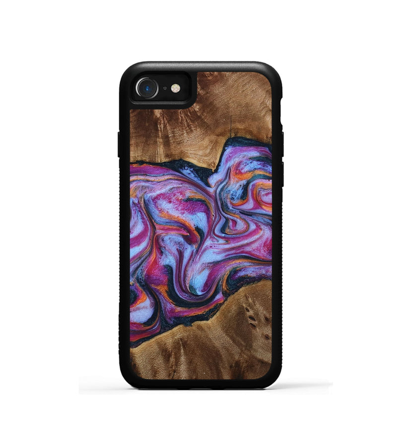 iPhone SE Wood Phone Case - Candi (Purple, 772096)